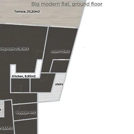 Big Modern Flat Daire Veyras