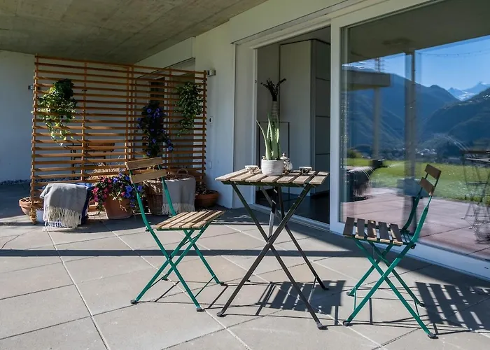 Big Modern Flat Appartement Veyras